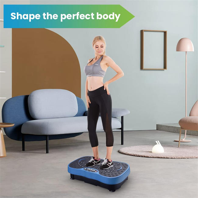 Fitness Vibration Plate Exercise Equipment Whole Body Shape Exercise Machine Vibration Platform Fit Massage Workout Trainer,Max User Weight 330lbs